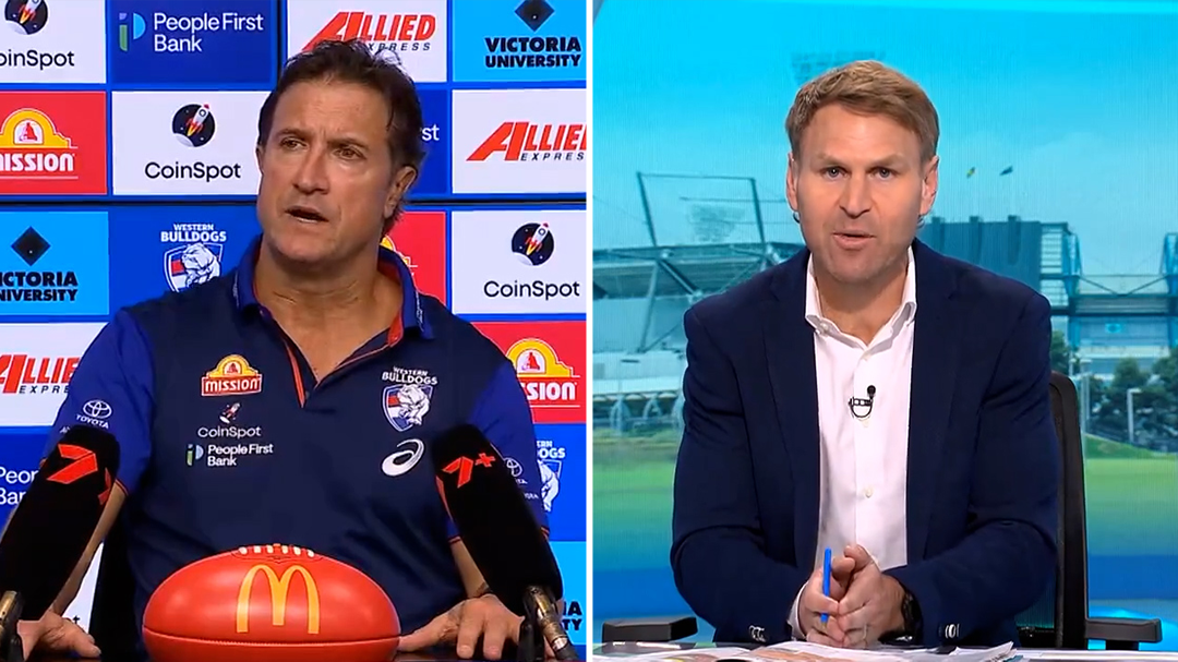 Kane Cornes calls out 'highly confusing' press conference from Western Bulldogs coach Luke Beveridge