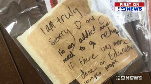 A thief wrote an apology note after they broke into a Queensland home.