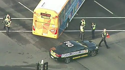Woman hit by bus in south-east Melbourne