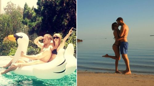 The singer and DJ have both deleted photos of each other from Instagram. (Instagram: @taylorswift/@calvinharris)