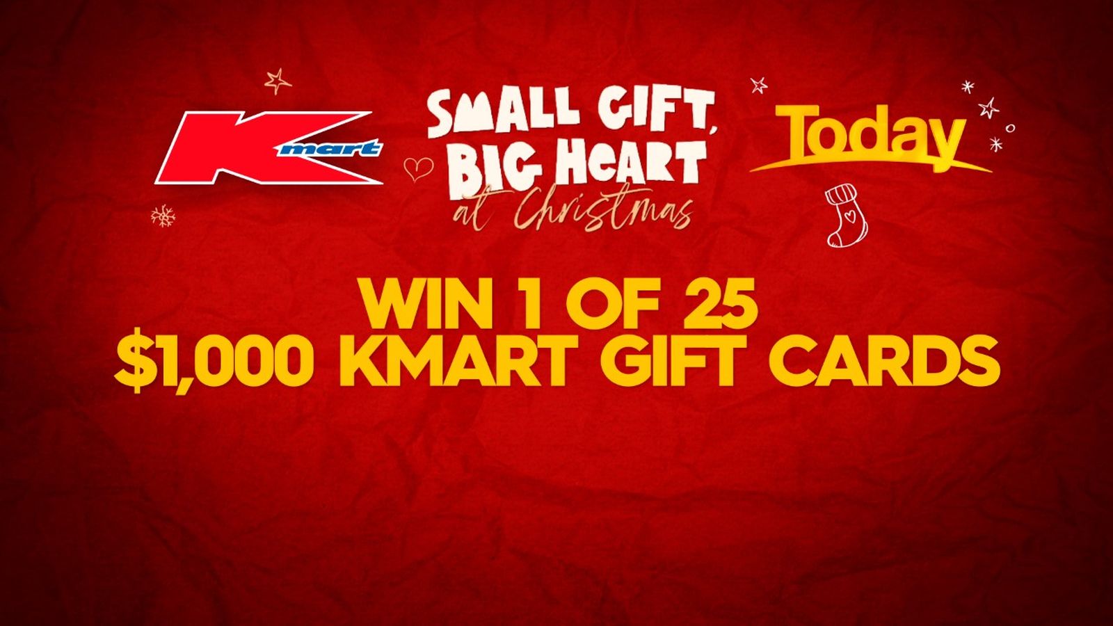 Kmart Today Competition Vouchers