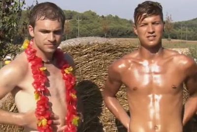 Case in point: <i>Playing it Straight</i>, where a girl puts a group of guys through multiple challenges to see if she can spot who's gay and who's straight. It's a tough, tough job as you can see.<br/><br/>Image: Channel 4