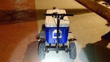 The motorised esky in question. (Supplied)