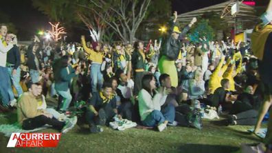 Heartbreak turned into happiness when the Matildas scored a goal.