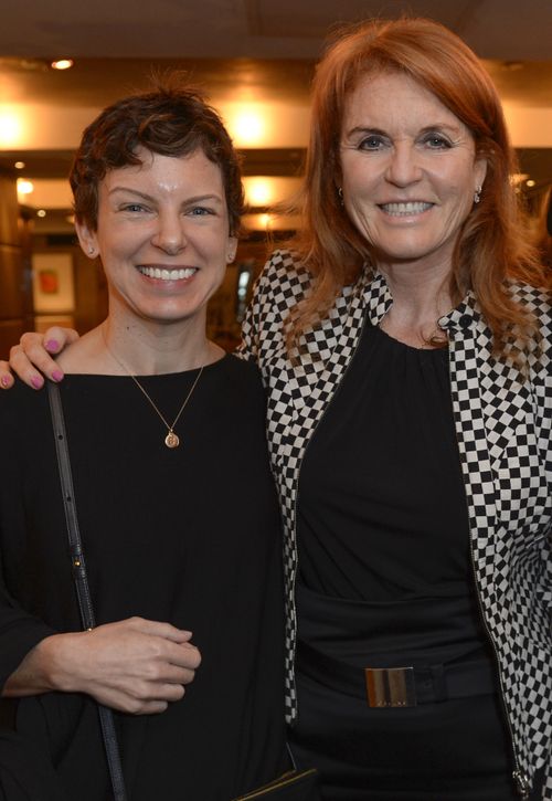 Sara Bronfman - the subject of a lawsuit relating to sex cult NXIVM - with the Duchess of York  Sarah Ferguson