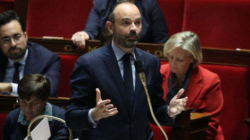 French Prime Minister Edouard Philippe announced contingency plans to deal with a "hard Brexit".