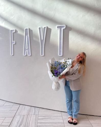 Brittney Saunders poses outside her second Fayt The Label store.