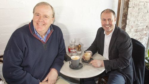 Peter Costello met with Australia's new Treasurer Josh Frydenberg.