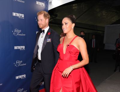 November 2021: Prince Harry and Meghan Markle attend the Salute to Freedom gala