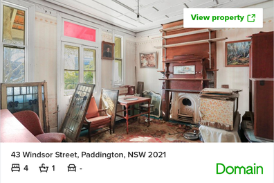 Unliveable hoarder house auction Sydney Paddington NSW Domain 
