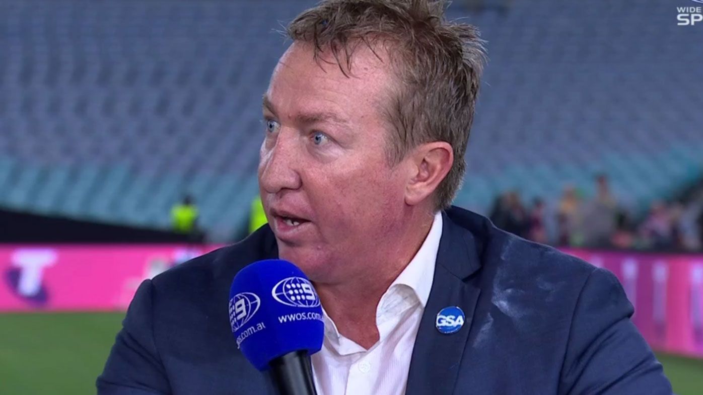 Trent Robinson irate with Johnathan Thurston question over grand final controversy
