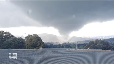 Severe thunderstorms are sweeping across parts of south-eastern Australia this afternoon, leaving a trail of destruction in their wake.