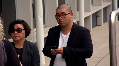 Bronko Hoang outside court today.