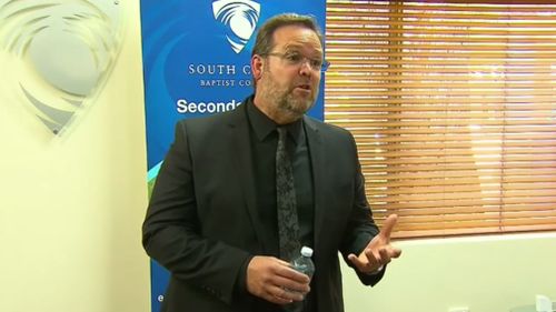 South Coast Baptist College principal Des Mitchell. (9NEWS)