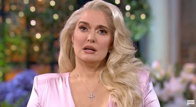 Erika Jayne defends herself in Real Housewives of Beverly Hills reunion.