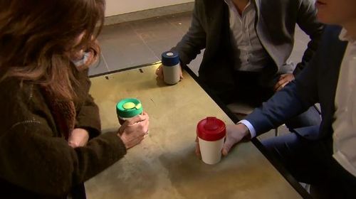 Coffee drinkers are slowly coming around to the idea of bringing their own keep-cup for their caffeine hit. Picture: 9NEWS