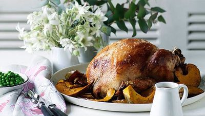 Recipe:&nbsp;<a href="http://kitchen.nine.com.au/2016/05/16/19/44/classic-roast-turkey" target="_top">Classic roast turkey with sage and lemon stuffing</a>