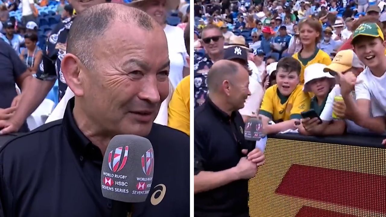 Eddie Jones lands in Australia, tells Wallabies fans to expect their team to win the World Cup