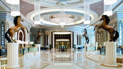 A lobby in the Ritz-Carlton in Riyadh. (Ritz-Carlton)