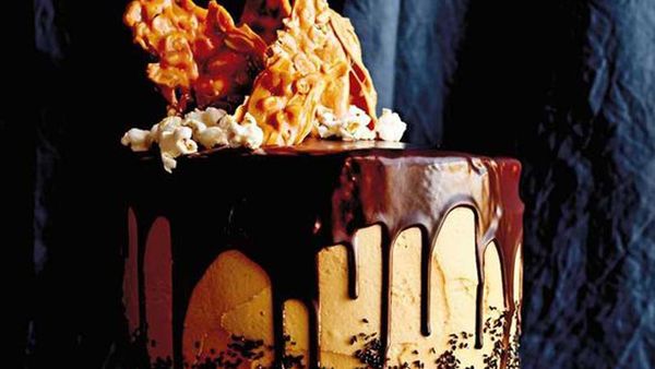 Caroline Griffith&#x27;s chocolate layer cake with peanut butter frosting
