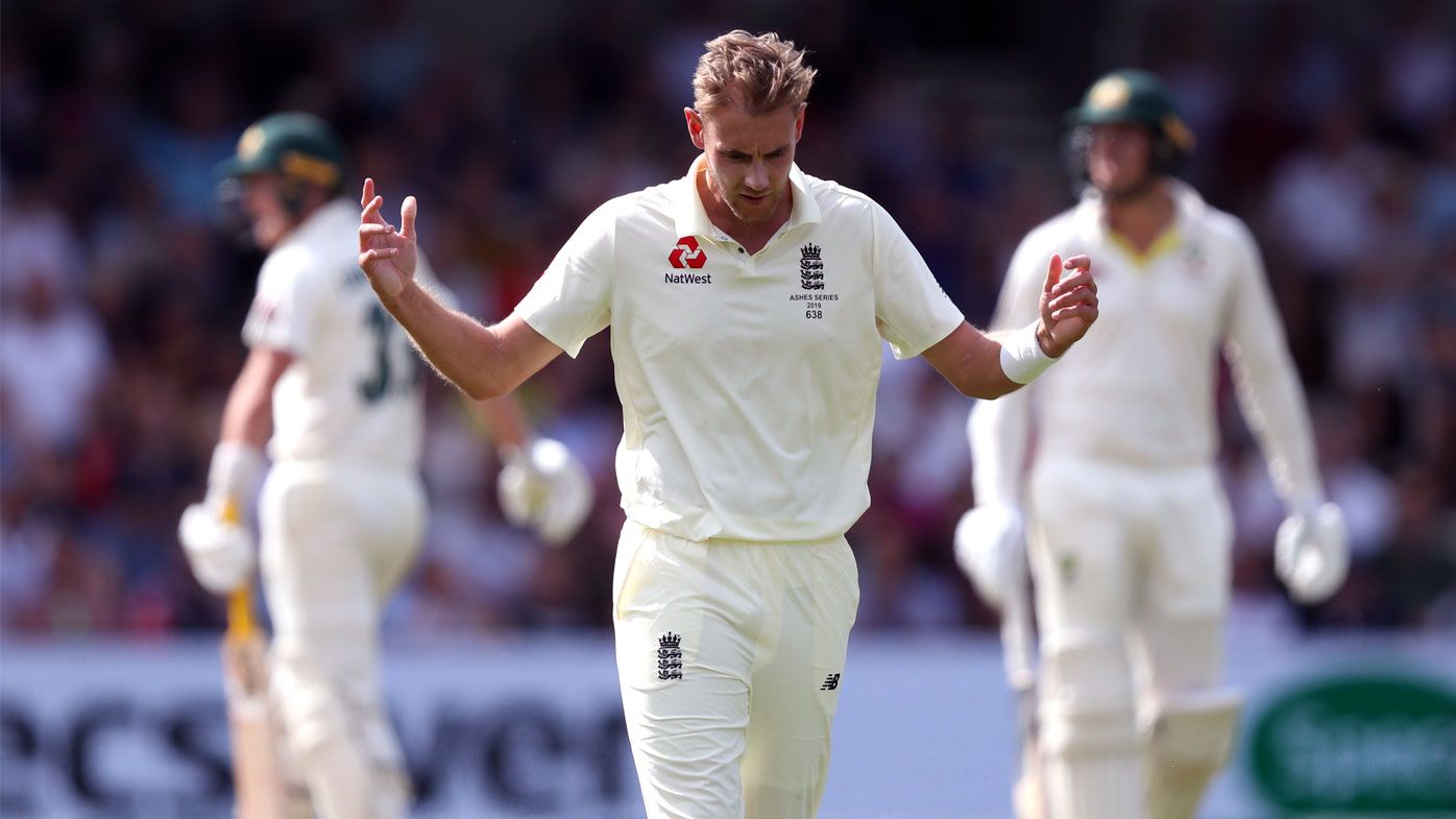 Broad was visibly annoyed on day three. 