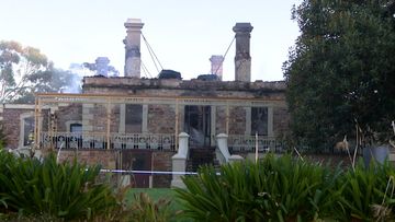 Daylight has revealed the full extend of the heritage listed building&#x27;s damage. 
