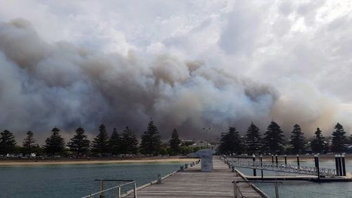 One local who was watching the fire take hold in the distance told 9News some residents were heeding the message to leave their homes.