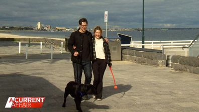 Leo has been reunited with his owners Lucas and Courtney.