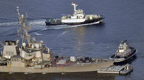 Sailors found dead on US destroyer