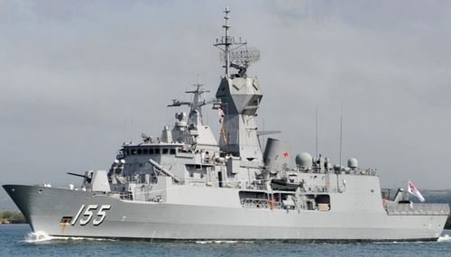 The Australian frigate HMAS Ballarat has joined the search.