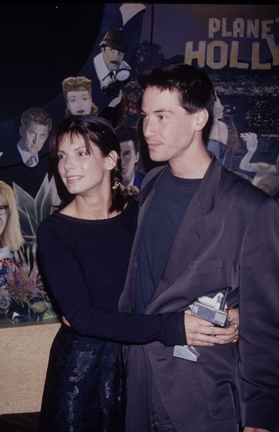 Sandra Bullock and Keanu Reeves