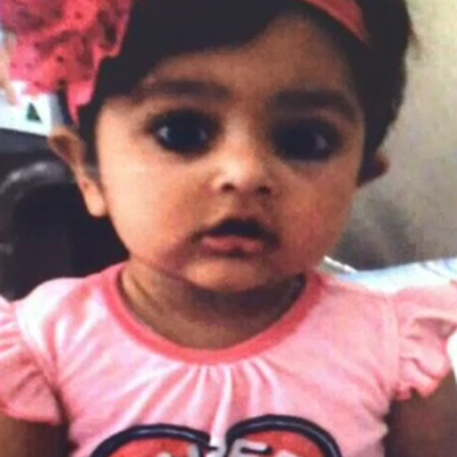 Sanaya was 15-months-old when she was murdered. 