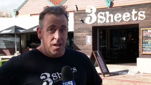 3Sheets owner Toby Evans says the couple will get their "just desserts" in the end. (9NEWS)