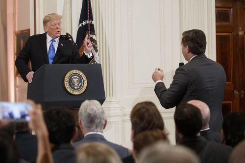 Trump labels Acosta a 'rude, terrible person'.