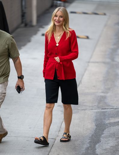 LOS ANGELES, CA - OCTOBER 31: Gwyneth Paltrow is seen at "Jimmy Kimmel Live" on October 31, 2022 in Los Angeles, California.  (Photo by RB/Bauer-Griffin/GC Images)