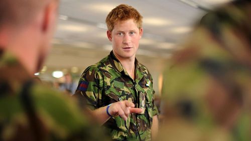 Prince Harry during his time with the British Armed Forces. (AAP)
