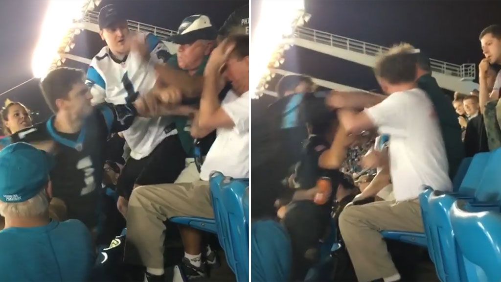 NFL investigating video of fan punching another man