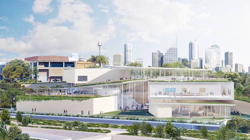 The $344 million project will double the exhibition space and connect to the Botanic Gardens.