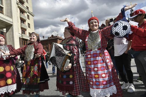 Almost 1.5 million people are expected to visit Russia for this year's World Cup. Picture: AAP.