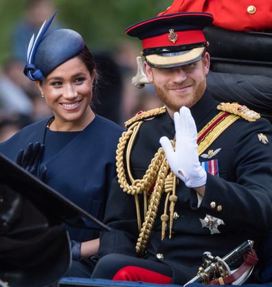 The Duke and Duchess at Trooping the Colour in 2019.