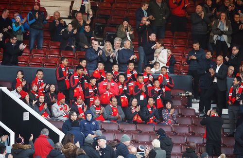 The Wild Boars bowed as they were cheered by supporters at the Old Trafford.