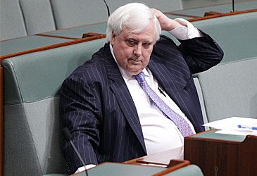 Which electorate did Clive Palmer represent in federal Parliament for one term?
