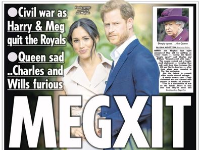 British newspapers react to Prince Harry and Meghan Markle's shock move