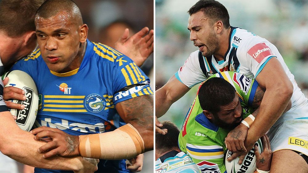 Manu Ma'u (L) and Ryan James have been cleared at the NRL juduciary. (Getty-file)