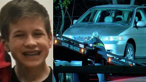 Kyle Plush, 16, was crushed to death inside a Honda Odyssey. (Images: Twitter).