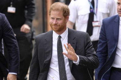 Prince Harry arrives at the Royal Courts Of Justice in London, Thursday, March 30, 2023. 