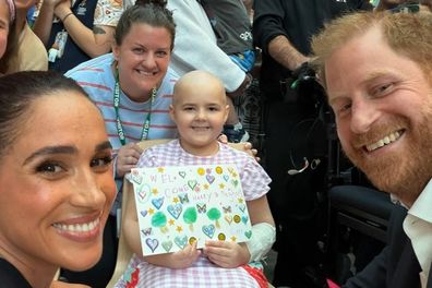 Prince Harry Meghan Markle Melbourne hospital visits little girl Lily and mother Katie meet and greet April 2026