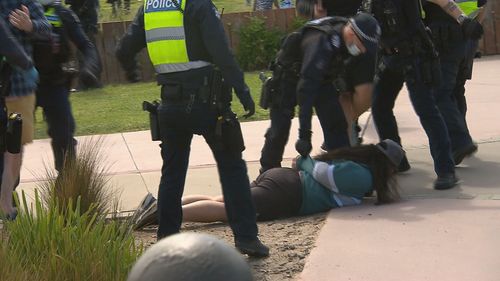 St Kilda protest