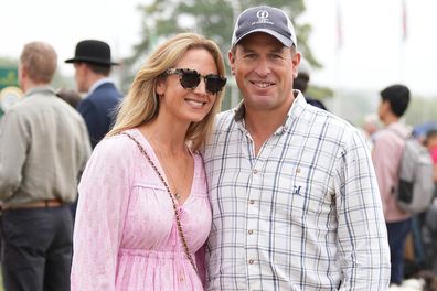 STAMFORD, UNITED KINGDOM - SEPTEMBER 07: Harriet Sperling and Peter Phillips are seen during the Burghley Horse Trials at Burghley House, Stamford, Lincolnshire on September 7, 2024 in Stamford, United Kingdom. (Photo by Spotlight Royal/Bauer-Griffin/GC Images)
