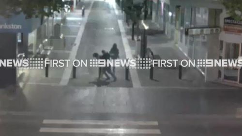 Jason was bashed unconscious by the stranger as the attacker's friend watched on. (9NEWS)
